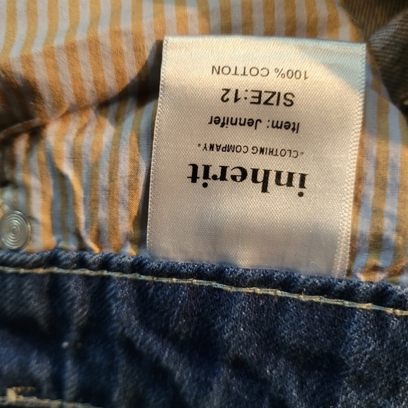 Womens Inherit Clothing Co Blue Denim Aline Skirt. Size 12 - Picture 4 of 7